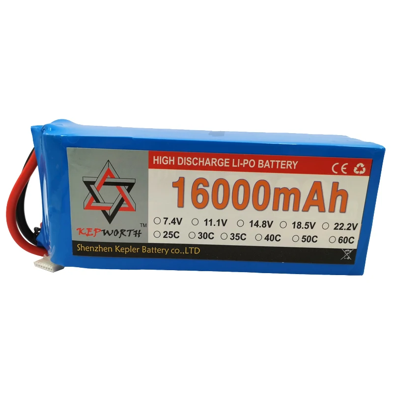 RC Lipo высокомощный аккумулятор 3S 11,1 V 16000mAh 25C для вертолета Дрон самолет автомобиль игрушка RC Li-Po аккумулятор высокой мощности
