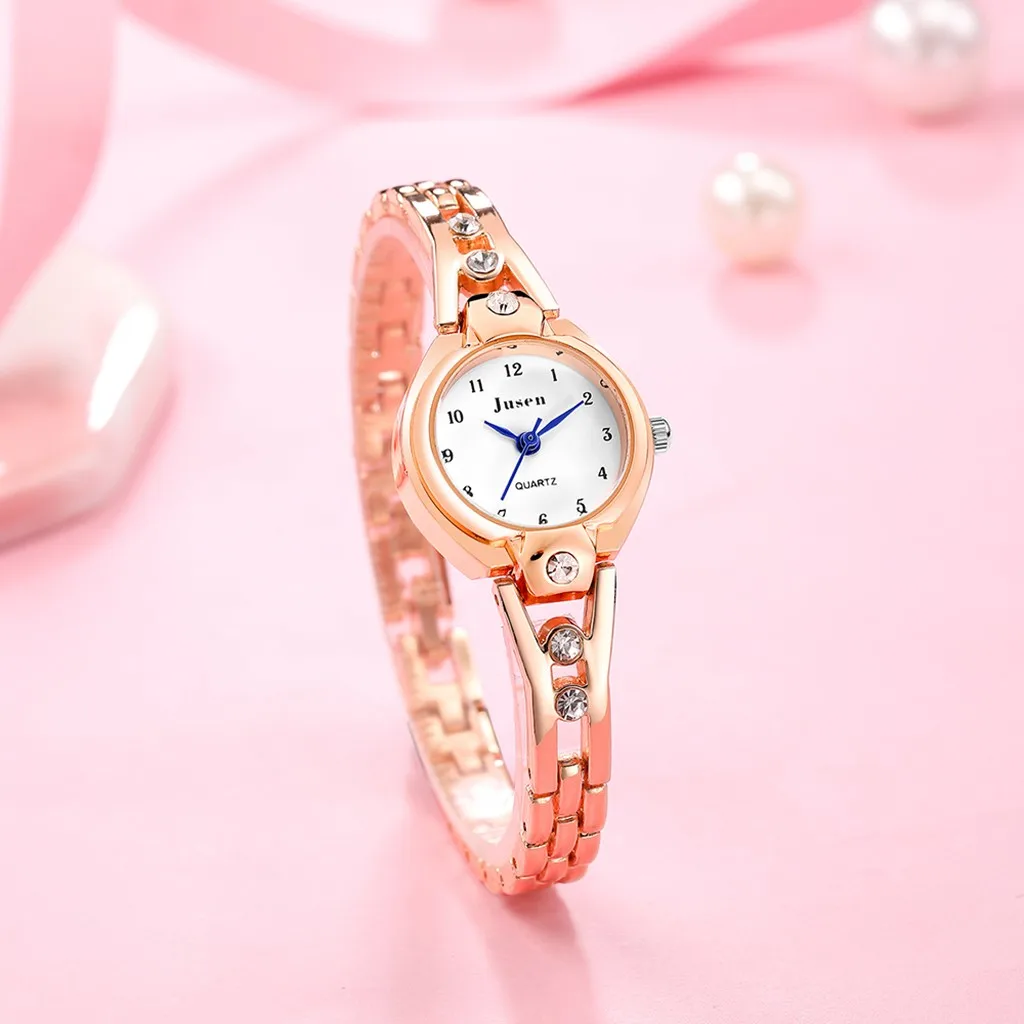 Simple Star Diamond Inlaid Stainless Steel Watch Ladies Quartz Watch 2021 New Women Watches Luxury Bracelet Watch Jewelry