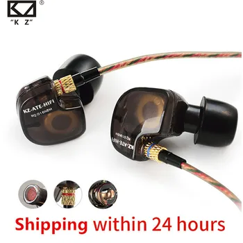 

KZ ATE ATR HD9 ZS3E Copper Driver HiFi Sport Headphones In Ear Earphone For Running With Microphone Headset music Earbuds