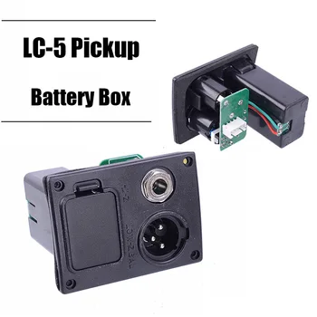 

10PCS 9V Battery Boxs/Holder/Case With Connector Plug & 4 Pin Socket & Contacts & Output jack for Acoustic Guitar Equalizer EQ