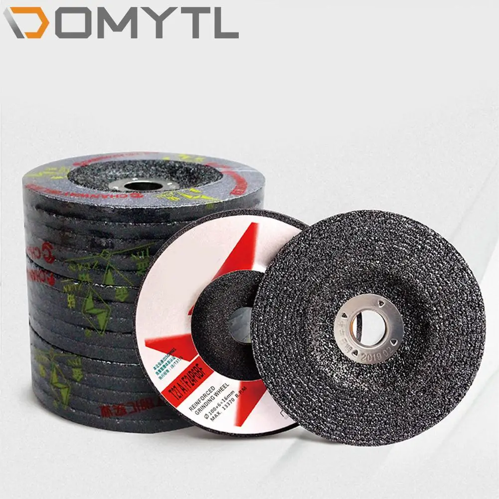 5pcs Polishing Wheel Rust Removal Pad Grinding Disc Thickened Grinding Abrasive For 100 Angle Grinder Machine Tools Accessories 5 inch pneumatic air sander polisher tool polishing random orbital palm machine grinder for car paint care rust removal