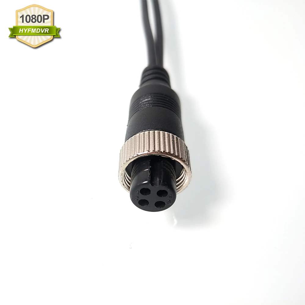 HYFMDVR 4P авиационный femal eadapter кабель поворотный BNC видео DC блок питания