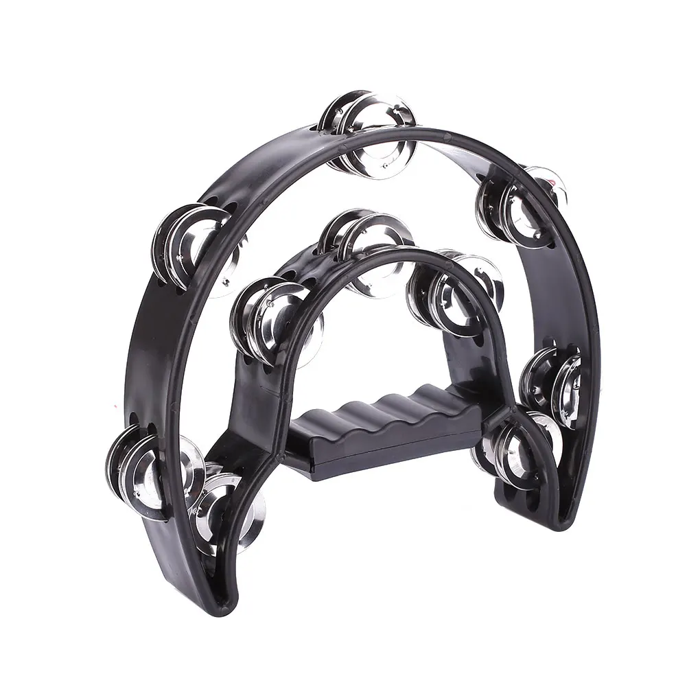 Percussion Instruments Music Instrument Musical Tambourine Tambourine for KTV Party Kids Games Double Row Drum Bell Birch