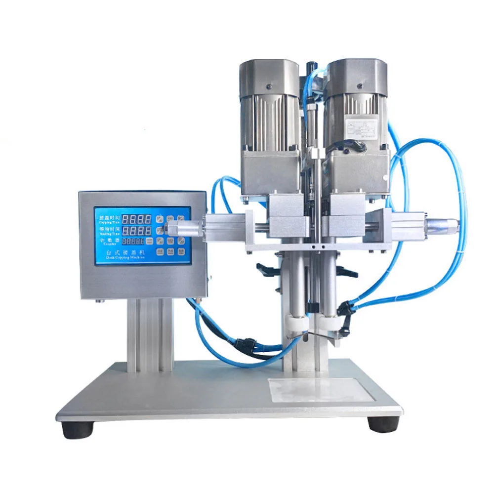 US $600.00 Desktop Automatic Capping Machine Trigge Cap Capper Twist Sealing Plastic Glass Dropper Spout Pouch Bottle Capping Machine