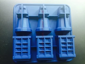 

Free Shipping 200pcs/lot Doctor who Ice Cube Doctor who Tardis Ice Cube Companion Ice Cube Silicone Tray - in stock