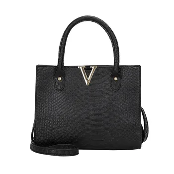 

Bags for Women's 2018 Fashion Women's Pu Leather Bag Crocodile-print Lady's Handbag and Purses Designer Bags Famous Brand