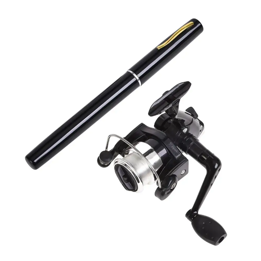 Hot Rod Combo Multi-function Pen Shaped Portable Pocket Telescopic Mini Fishing Pole Rod with Spinning Reel Pesca Iscas Tool Hot Rod Combo Multi-function Pen Shaped Portable Pocket Telescopic Mini Fishing Pole Rod with Spinning Reel Pesca Iscas Tool