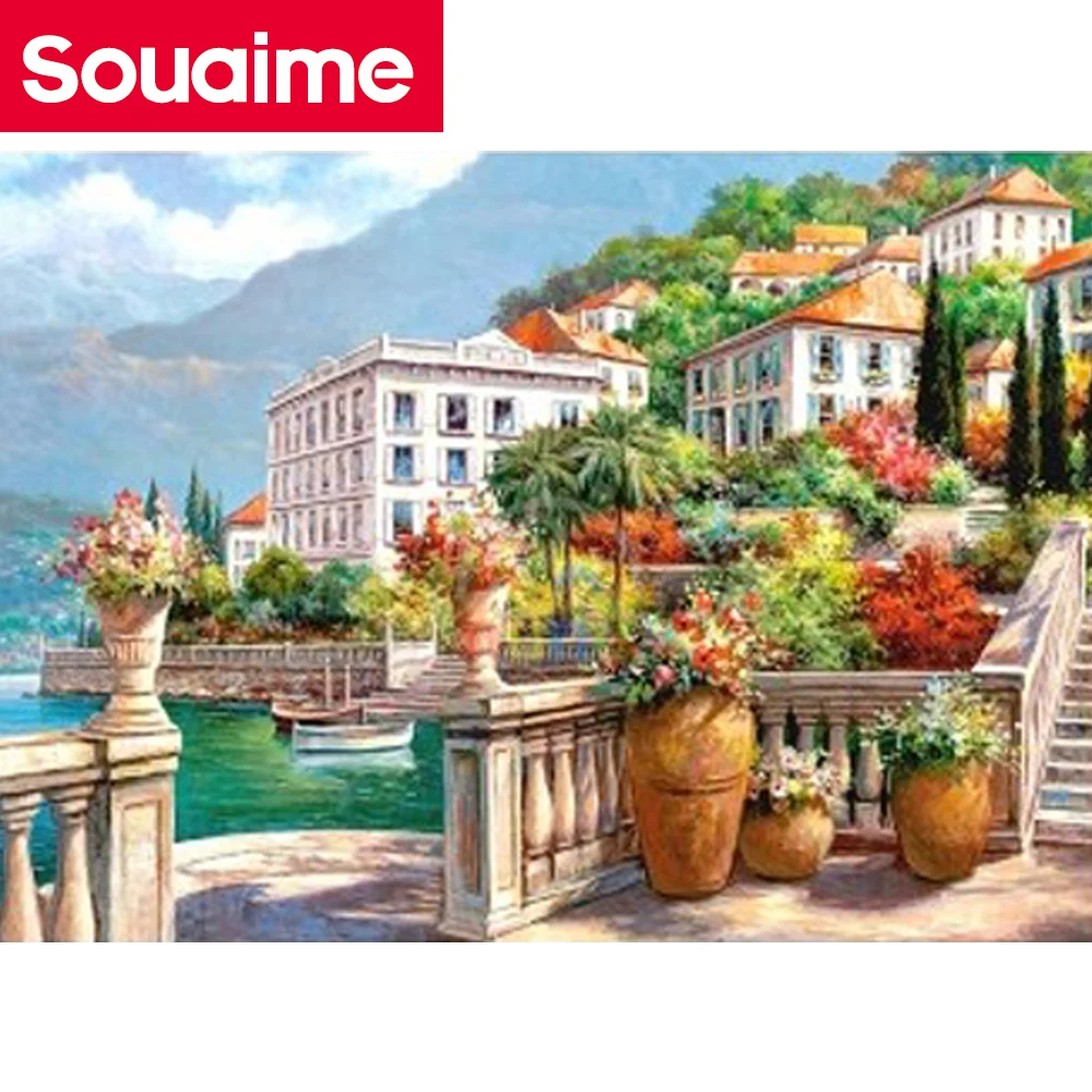 

Full Square/Round Drill 5d Diy Diamond Painting landscape Diamond Embroidery Crystal Mosaic Picture Of Rhinestone