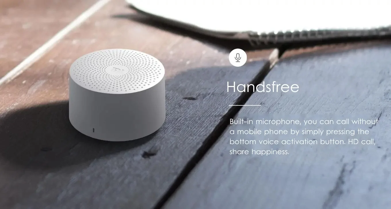 Xiaomi AI Portable Version Wireless bluetooth Speaker Smart Voice Control Handsfree Bass Speaker