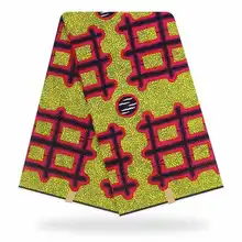 Настоящий голландский Африканский костюм Воск Печать Ткань Кент 6 ярдов Анкара Африканский Воск печатает оптом хлопок воск ткань для платья