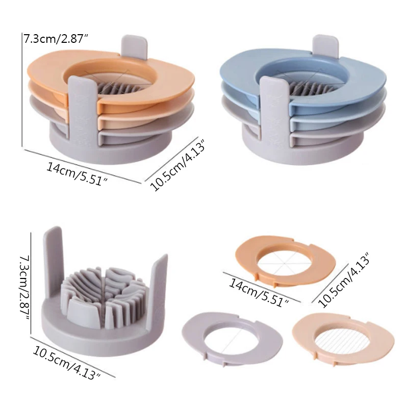 Egg Cutter Multi-Function Egg Everything Two Diced Slicer Fancy Half-Cut Egg Pine Egg Egg Egg Artifact Kitchen Tool