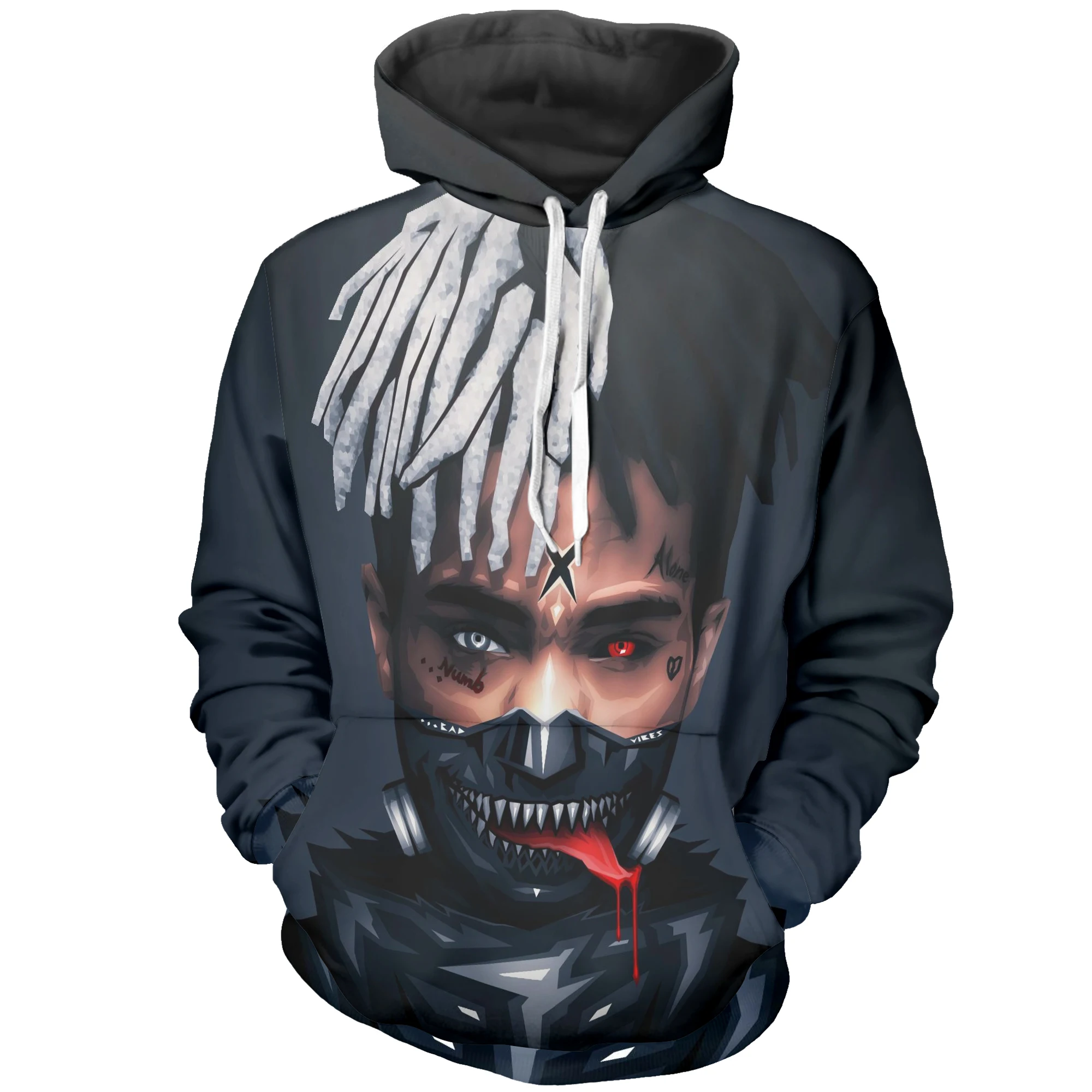 3D Xxxtentacion толстовки свитшоты для мужчин/женщин мужские рэпер певец пуловер