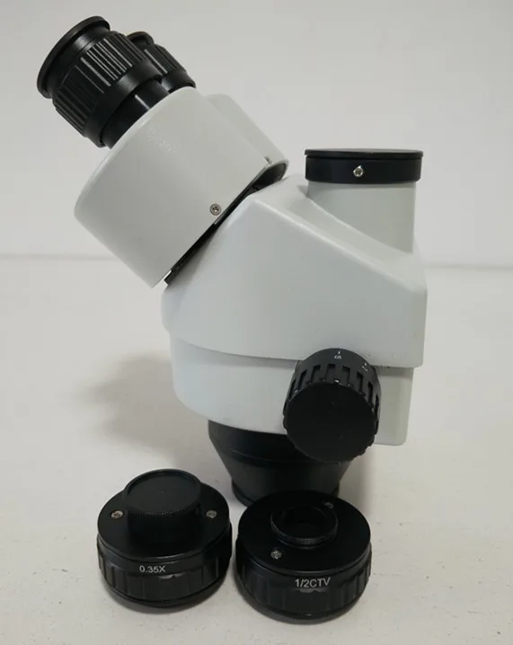 Лучший CE SZMS745 3.5X-45X симульно-фокусная увеличивающие насадки для микроскопа головка микроскопа WF10X/20 устройства для микроскопа