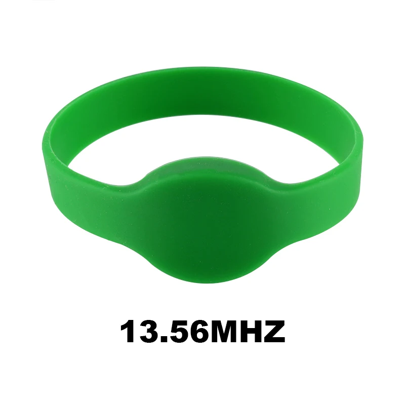 5 шт. 13,56 МГц NFC M1 S50 ISO14443A RFID IC карта контроля доступа Водонепроницаемый умный силиконовый браслет