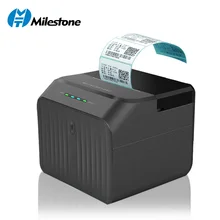 Milestone Label Thermal Printer Bluetooth Wireless Bar Code Maker USB Destop Portable Thermal Printer Windows IOS Android 58mm