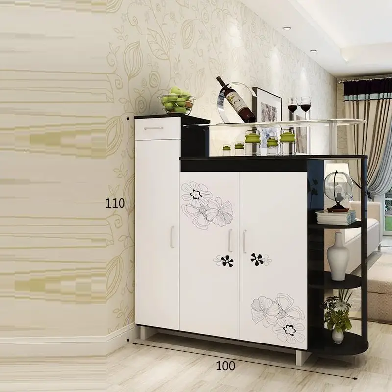 Version K Дисплей Cocina кухня гостиничный стол мобильный Mueble Meja Vetrinetta Da Esposizione полка коммерческая мебель барный винный шкаф - Цвет: Version K