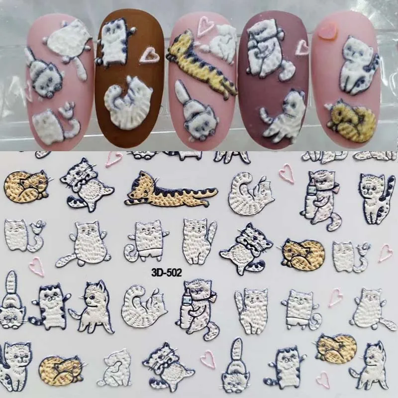 3D Acrylic Engraved Flower Nail Sticker beautiful nowflake Star Laser Glitter Christmas Water Decals Empaistic Nail Water Decals - Цвет: 23