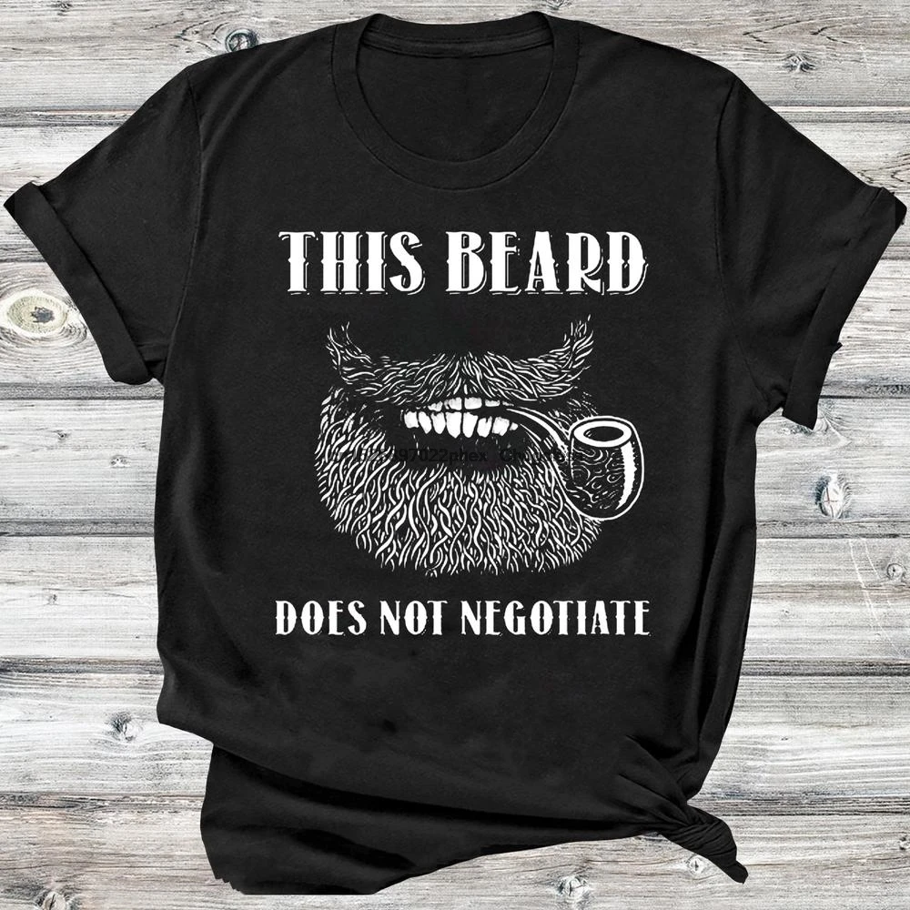Эта борода не переговоры забавная футболка | Мужская одежда