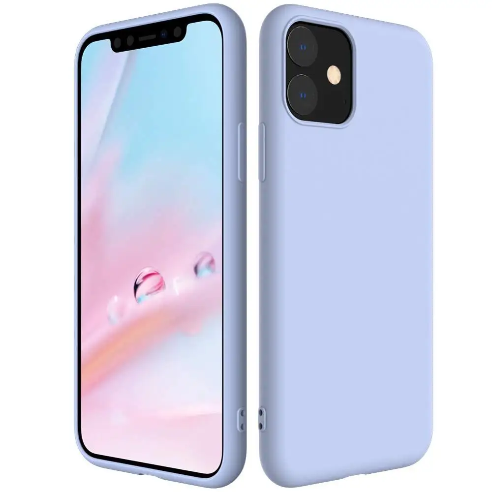Модный яркий мягкий ТПУ жидкий официальный силиконовый чехол для iPhone 6 6s 7 8 X XR Xs