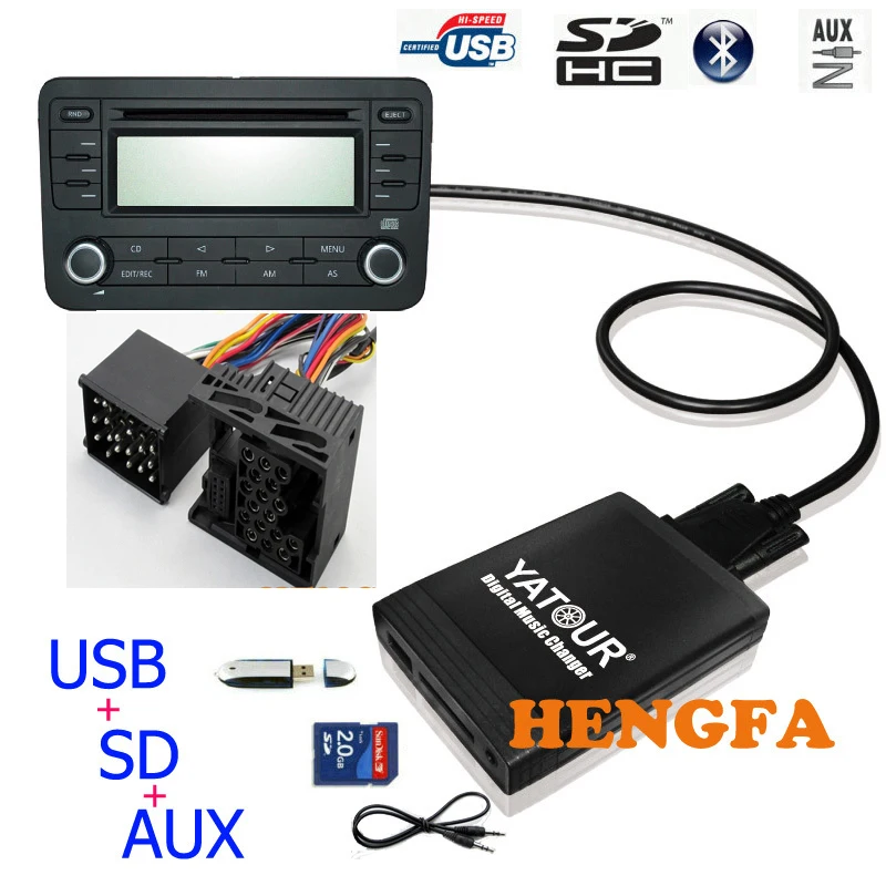 Yatour для BMW Mini Rover 75 17 контактный круглый E46 E36 E39 E38 X3 X5 Z3 Z8 R5X Автомобильный цифровой