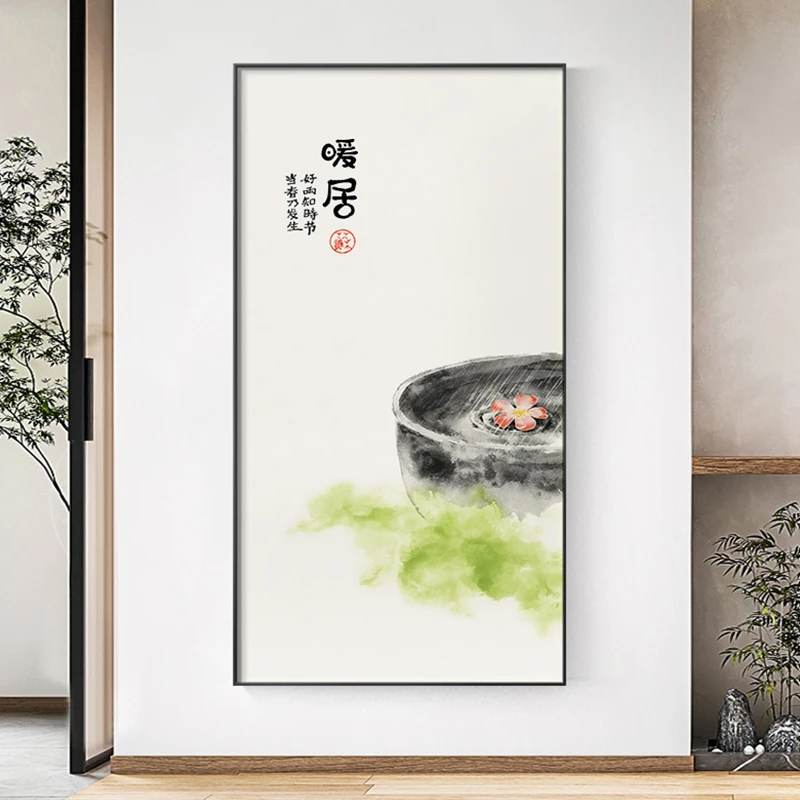 Modern Traditional Chinese Canvas Art Painting Print Still Life Poster  Character Wall Pictures for Living Room Aisle Home Decor