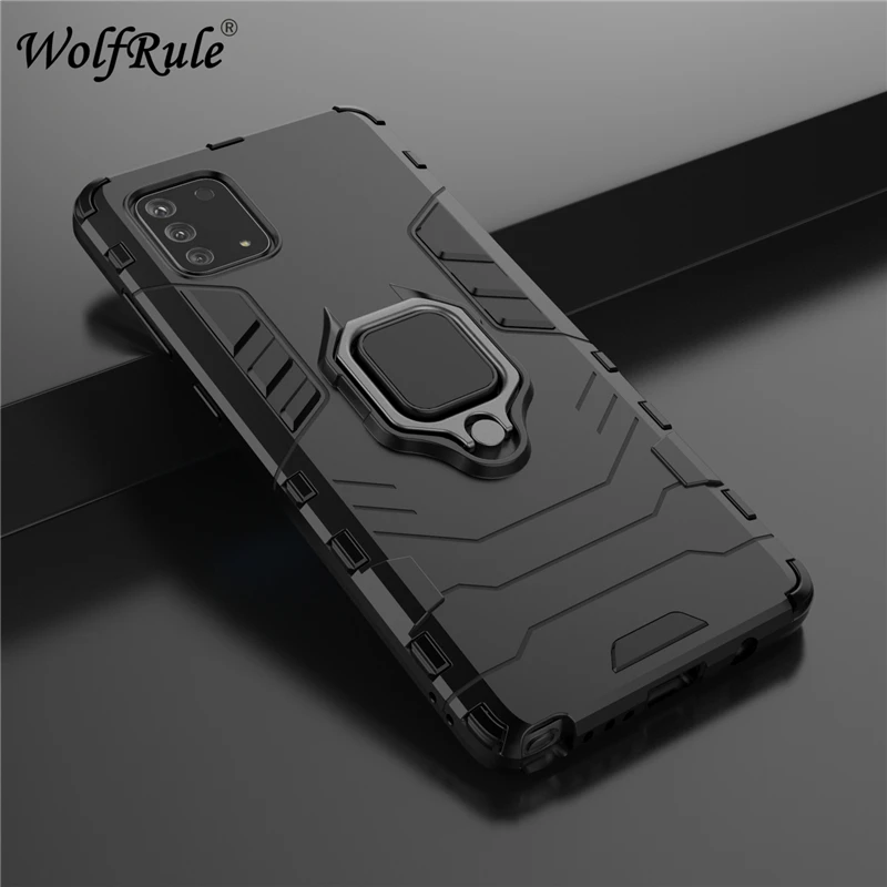 Per Samsung Galaxy Note 10 Lite Di Caso Dell'Anello Del Supporto Del Basamento Della Copertura Magnetica Per Samsung Nota 10 Lite Fundas Samsung Note 