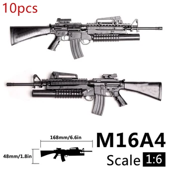 

1:6 Scale M16A4 Kalashnikov assaultingly rifle Launcher Gun Model Toys Action Figures Accessories Assembly Gun Gundam Model Toys