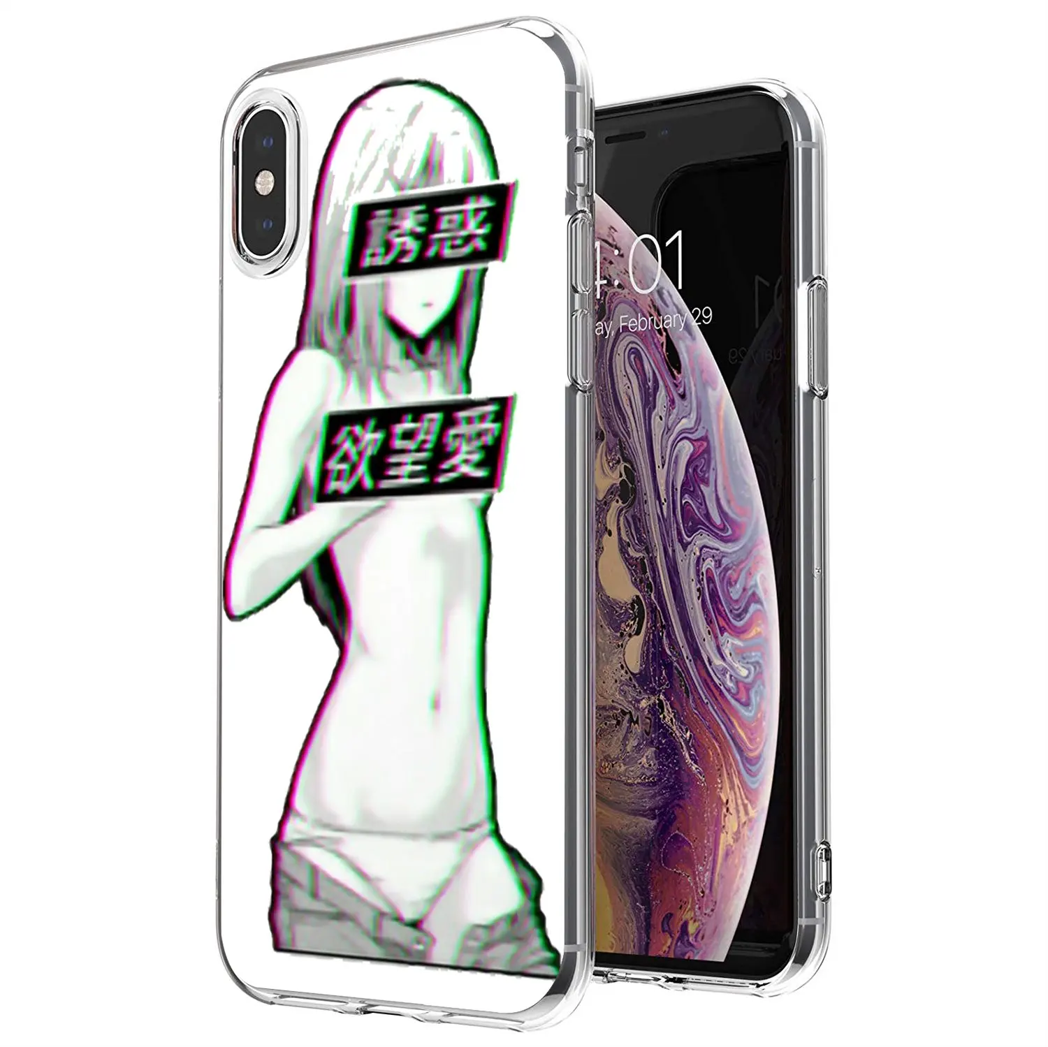 Силиконовый чехол для телефона Huawei Mate Honor 4C 5C 5X 6X 7 7A 7C 8 9 10 8C 8X 20 Lite Pro Hentai Harajuku Girl |