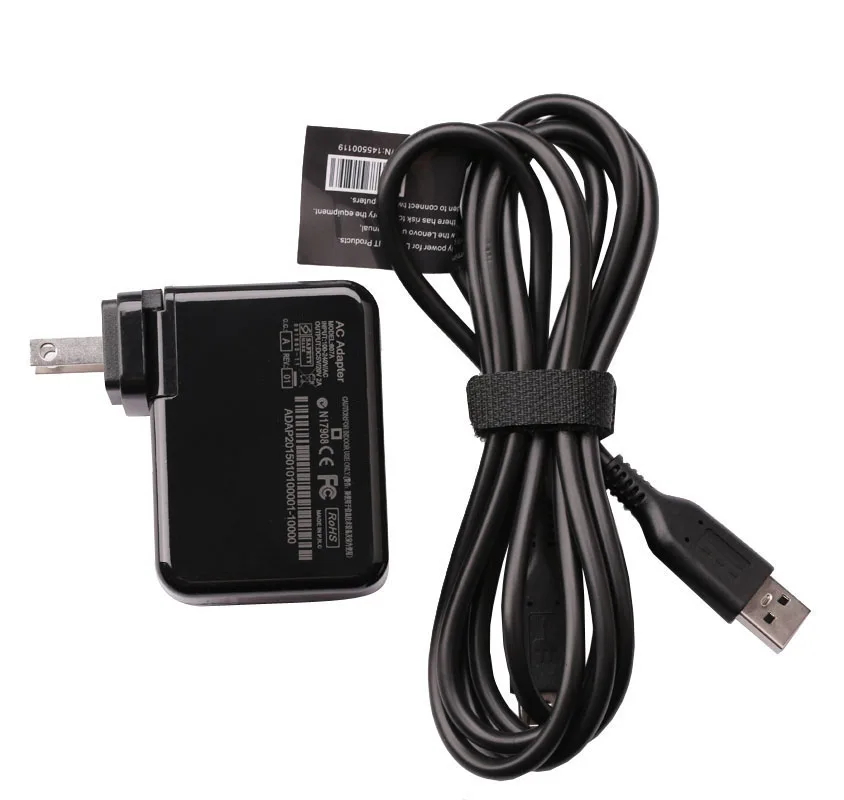 Блок питания переменного тока для ноутбука 20 в 2 А 40 Вт USB-разъем настенное