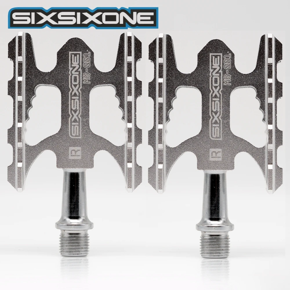 SIXSIXONE MG-001 педали для шоссейного велосипеда из алюминиевого сплава, ультра-светильник, пара 205 г