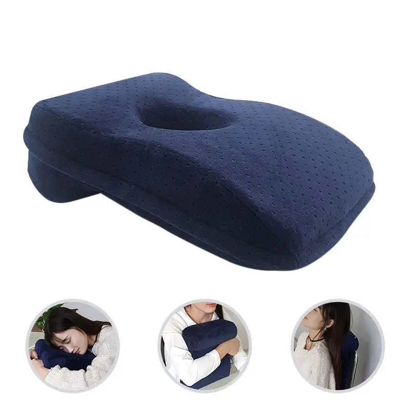 Pillow Nap Sleeping Pillow Cushion Foam Pillow Slow Memory Rebound Desk