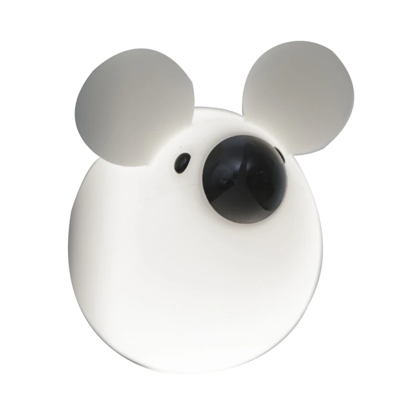 

Silicone USB Lamp Charging Desktop LED Ccartoon Mouse Table Lamp