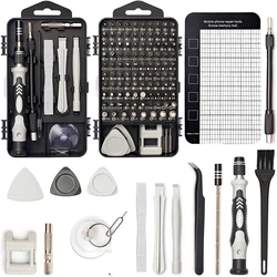 Kit de reparación de ordenador 122 en 1, destornillador magnético para portátil, juego de destornilladores de precisión, juego de destornilladores de impacto pequeños