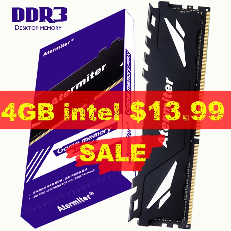 PC RAM de Memoria para computadora de escritorio de DDR3 8GB 4GB 2GB PC3 1333, 1600, 1866MHZ, 1333MHZ, 1600MHZ, 14900, 12800, 10600, 2G 4G 8G