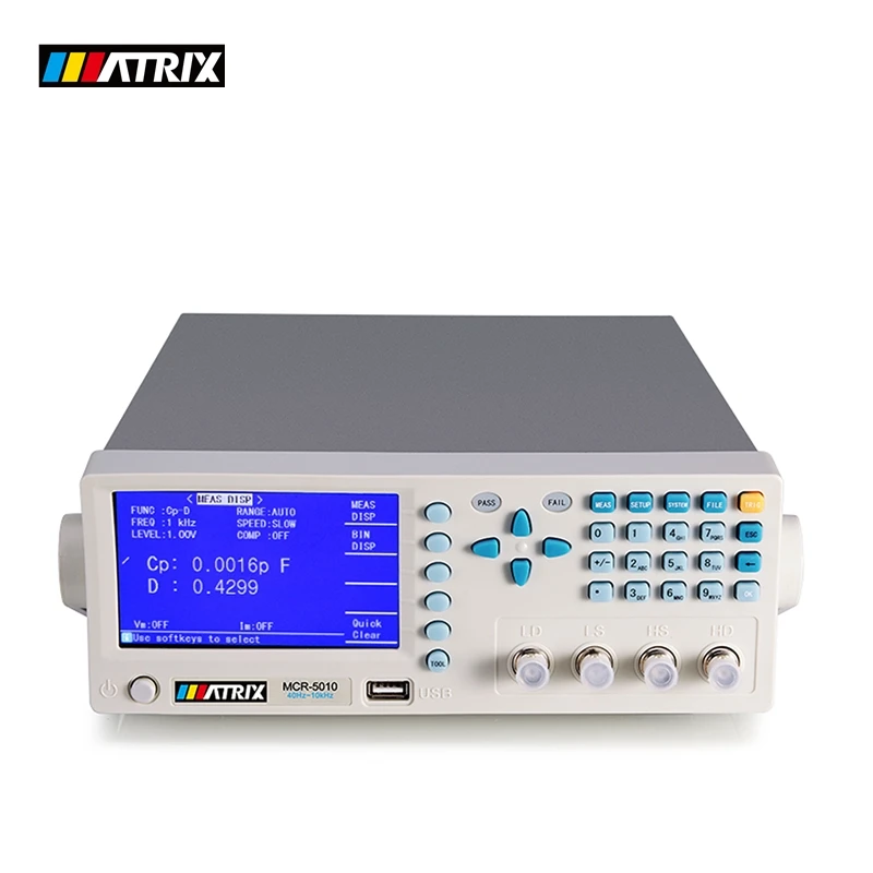 Digital LCR Meter Bench Tester 10Hz200KHz Inductance Capacitance Resistance Measurement Tester