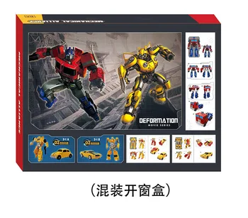 

Alloy Transformers Toys-Bumblebee Optimus Prime Classic Series Gift Set Model Action Figure robot Boy toys Children Gifts