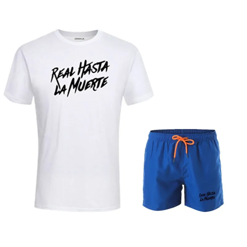 Men new workout clothes for men running sportswear men's jogging tracksuit T-shirt+shorts 2pcs/set gym fitness sports suit