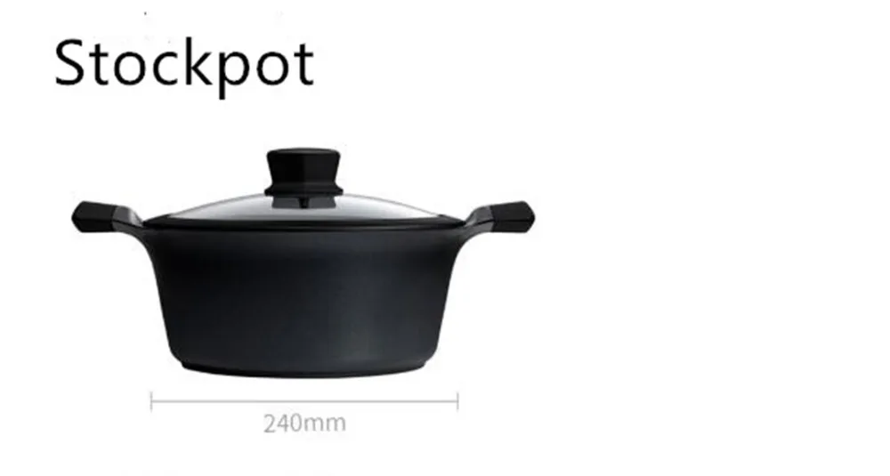 Xiaomi Huohou NonStick Super Platinum Frying Pan Wok Stockpot Milk pan durable Easy to clean High temperature reminder Kitchen Cookware (7)