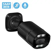 Câmera IP BESDER 5MP 48V POE externa P2P Ai Motion Detectar RTSP 3MP 1080P HD Câmera infravermelha IP ONVIF Áudio Segurança CCTV Câmera
