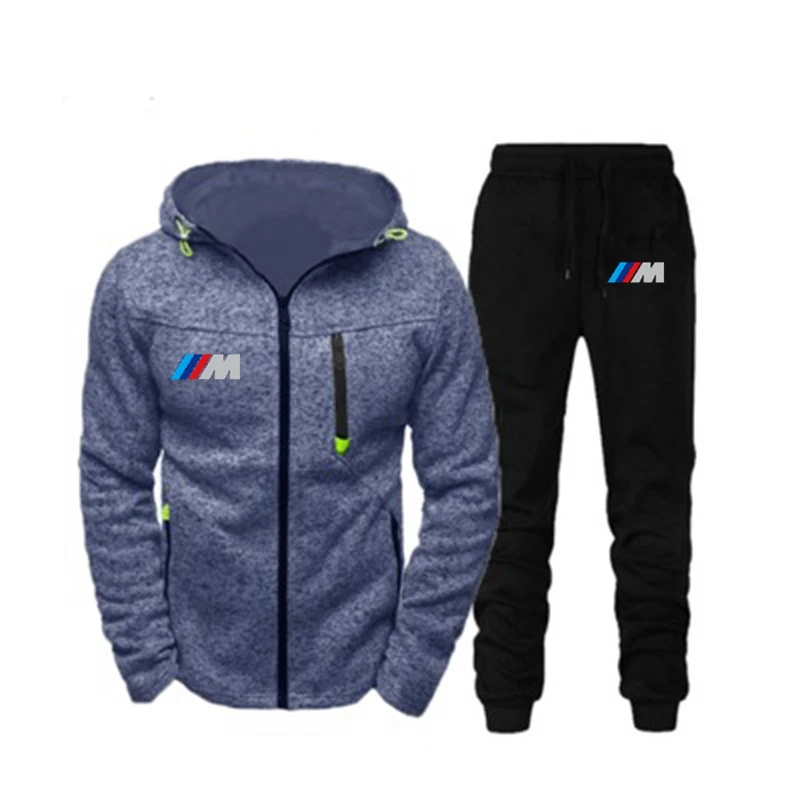 

Sport Men's hoodie+pants Sets 2 pieces Autumn Running tracksuit Sweatshirt Sports Set Gyms Clothes Men Sport Suit men Track Suit