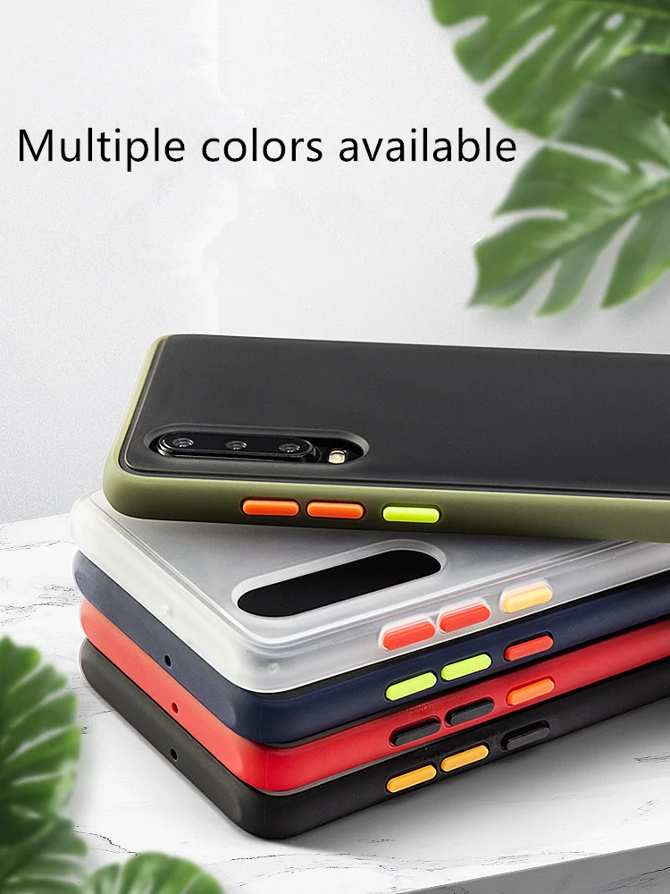 Прозрачный цветной чехол для телефона xiaomi redmi note 7 pro 6 8 mi 9 cc9 cc9e K20 K30 матовый