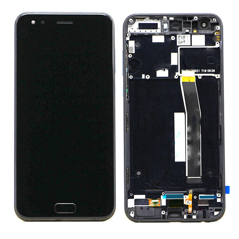 

AAA+ Quality LCD Panel for ASUS Zenfone 4 ZE554KL Z01KD 2017 LCD Display Touch Screen Digitizer Tablet Parts Replacement + Frame
