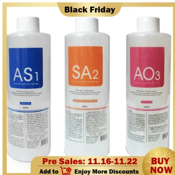 

400ml Facial Beauty Essence Peeling Solution Skin Clear Facial Serum for Hydrafacial Machine Skin Deep Cleaning Bubble Essence