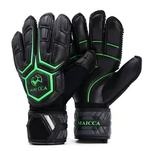 Профессиональные Вратарские Утепленные перчатки, латексные перчатки для защиты пальцев, футбольные тренировочные перчатки, размер 8, 9, 10
