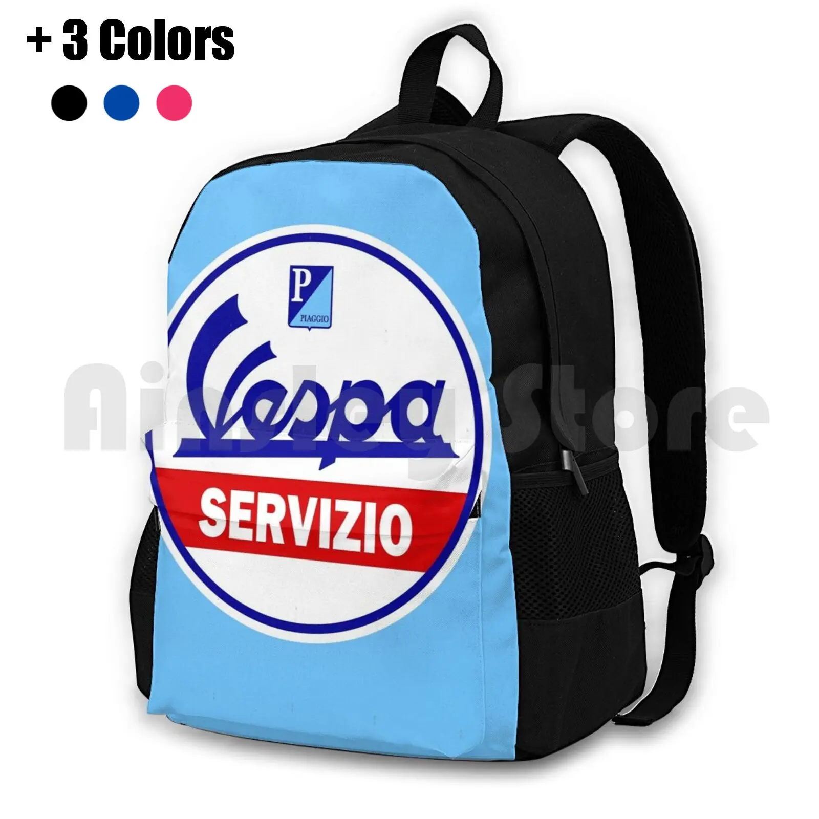 

Servizio Outdoor Hiking Backpack Waterproof Camping Travel Motorcycle Vintage Nostalgia Motorbike Motorcycle Vintage Vintage