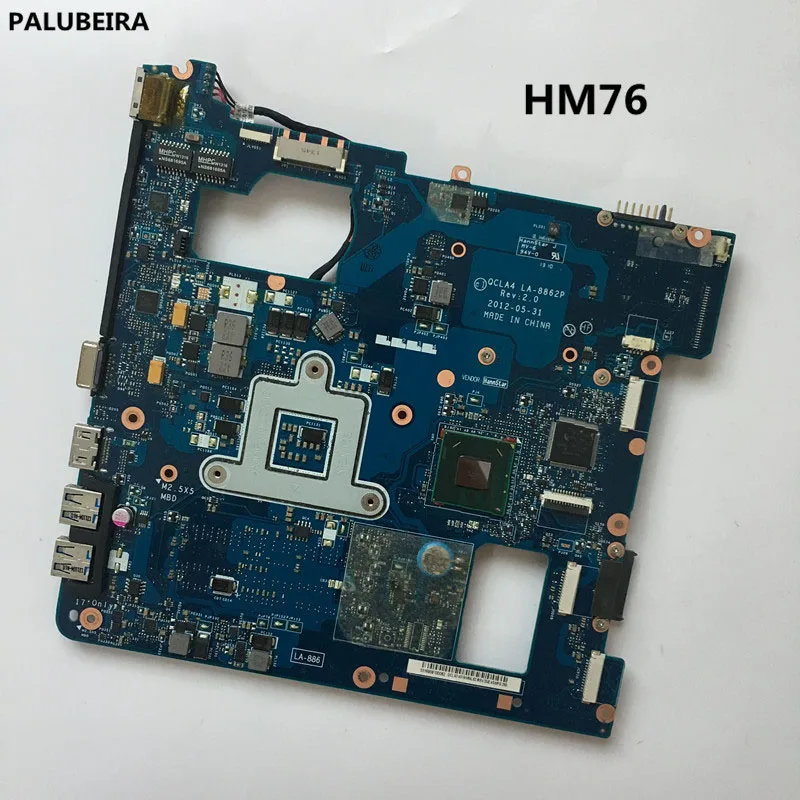PALUBEIRA BA59-03539A BA59-03539B QCLA4 LA-8862P для samsung NP350V5C NP350V5X Материнская плата ноутбука HM76 DDR3