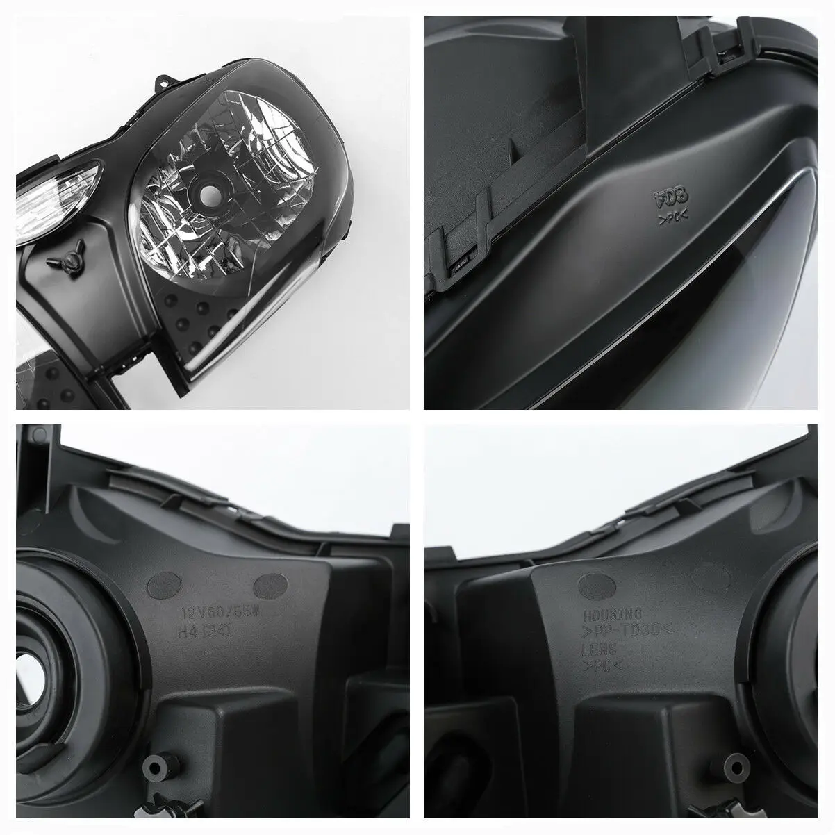 Фара мотоцикла в сборе для Kawasaki Ninja ZZR600 ZX6R 00-02 ZX9R 2000-2003 2001 2002