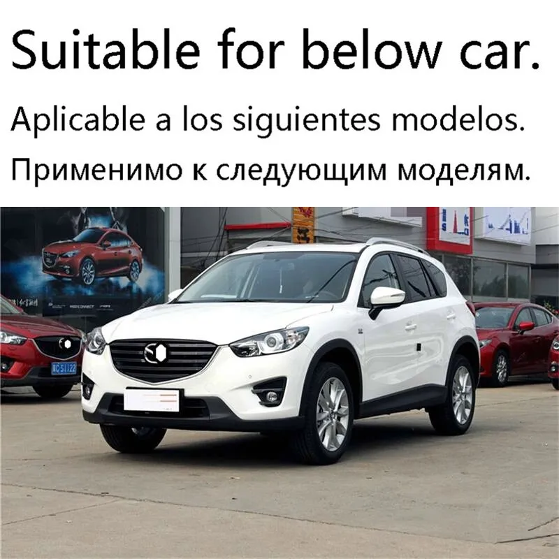 Боковое зеркало автомобиля изменение Декоративные хром стайлинга автомобилей модификация украшения Стикеры полосы, 15, 16, 17, 18 соответствуют для Mazda CX-5