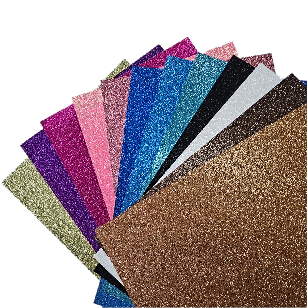 Glitter Cardstock Rose Gold For Cricut Making 300GSM 12*12 15 Sheets