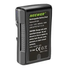 Neewer V Mount/V Lock battery-95Wh 14,8 V 6600mAh литий-ионная аккумуляторная батарея для трансляции видеокамеры, для sony HDCAM